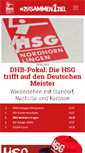 Mobile Screenshot of hsgnordhorn-lingen.de